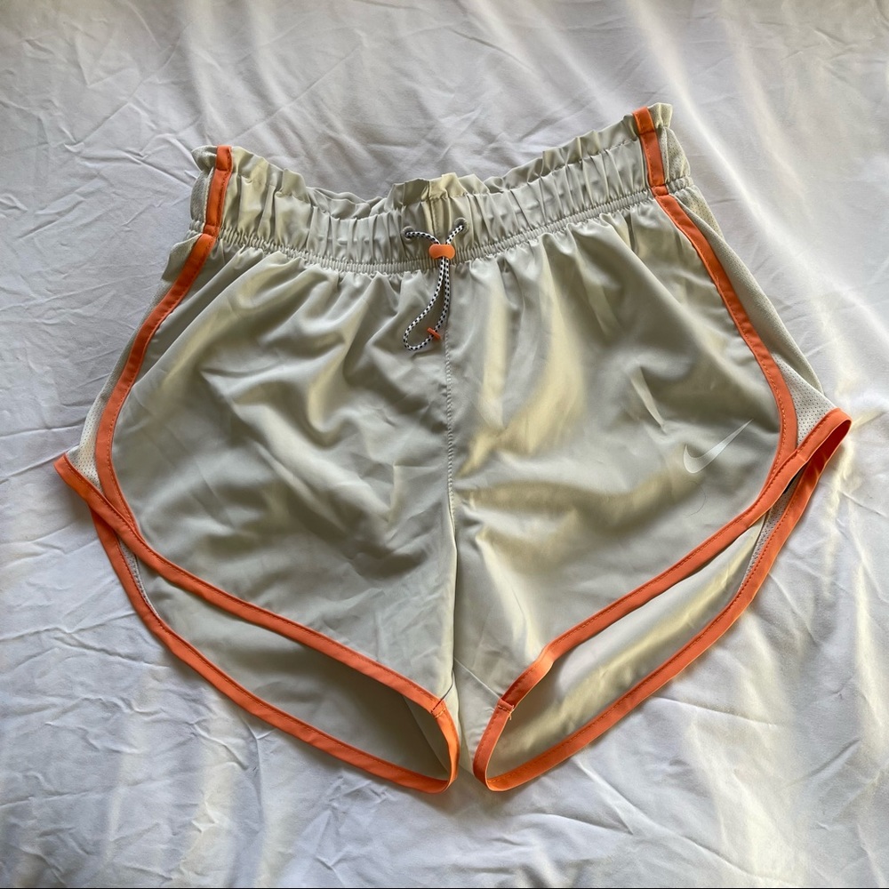 NIKE | Womens Dri-Fit Tempo Running Shorts | Size XS | Beige